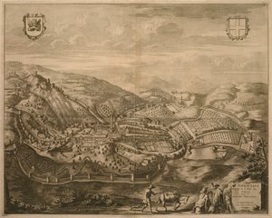 Serravalle térképe, a Pierre Mortier által Amszterdamban kiadott "Les Villes de Venetie" című 1704-es könyvből.